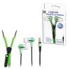 Logilink Earphone Zipper 3,5mm HS0023 Green Logilink Earphone Zipper 3,5mm HS0023 Green